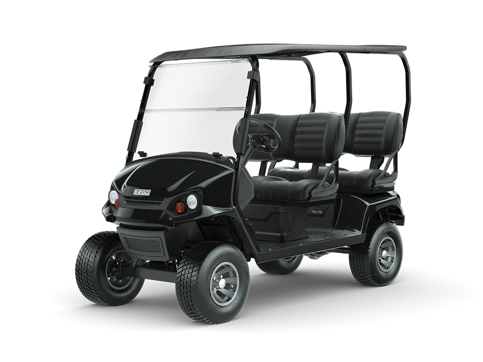 New Black EZGO Liberty 4 Passenger Electric or Gas Golf Cart for Sale Near Me
